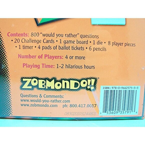 NEW Would You Rather? Board Game Mind Boggling Questions Game Night Party Gift - Picture 7 of 11
